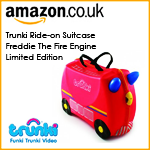 Trunki Ride-on Suitcase Freddie The Fire Engine Limited Edition